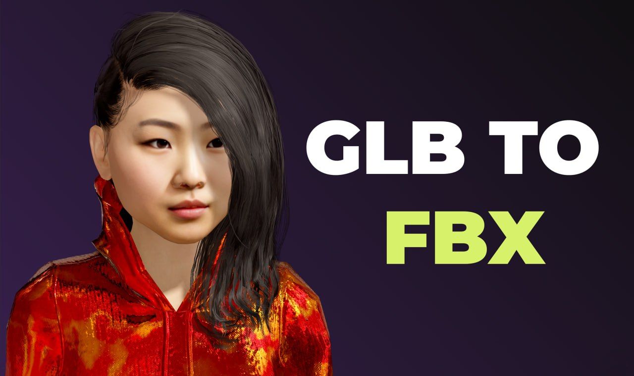 GTLF to FBX converter for 3D models